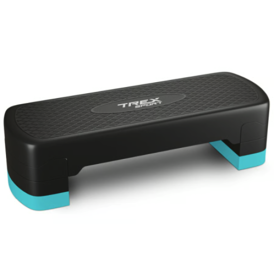 Купити Степ платформа  Trex Sport TX-030AS 3 рівнева чорно-блакитна у Києві - фото №1
